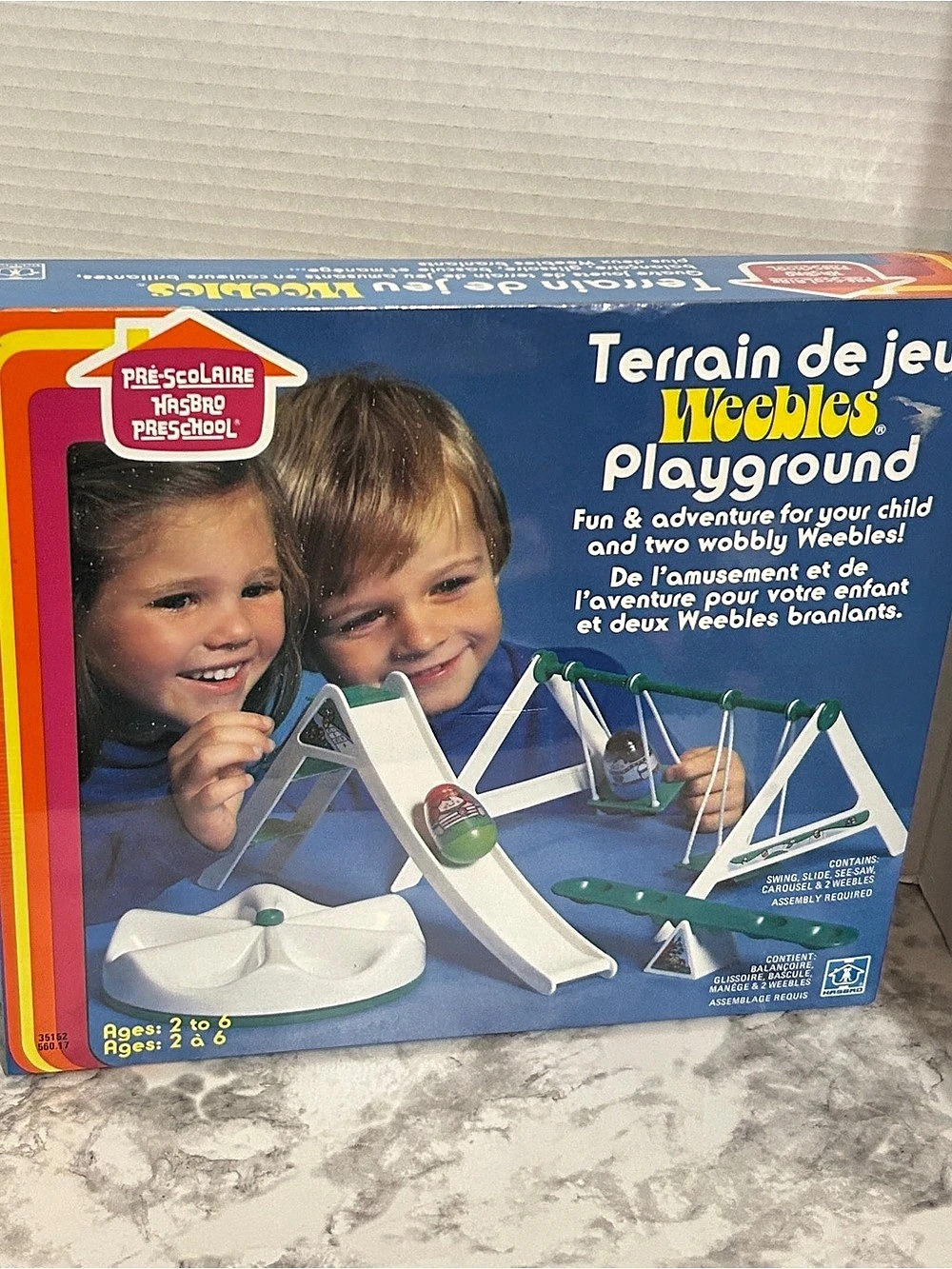 Vintage Wiebles Weebles Playground Vintage Toy Playground Set